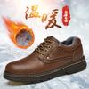 High Quality Genuine Leather Casual Shoes Outdoor Work Safety Shoes Solid Dress Shoes for Men Oxfords Leather Mens Casual Shoes