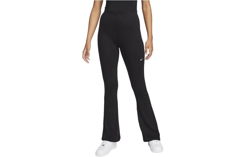 Nike Sportswear Chill Knit Women's Tight Mini-Rib Flared Leggings Black FQ2114-010