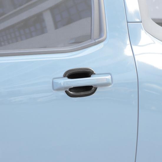 Carbon Exterior Door Handle Bowl Cover Trim Accessories For Ford Maverick 22-25