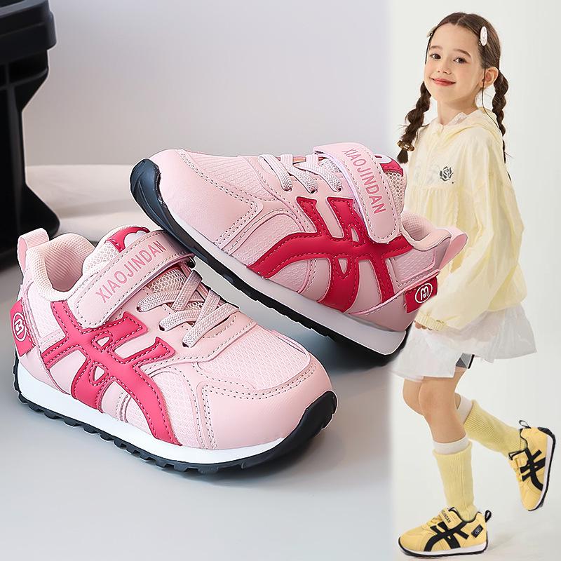 Autumn 2025 Girls Soft Sole Sports Shoes – Trendy German-Style Trainers for Middle & Big Kids 26 розовый