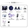 Fog city animation big black tower cos clothing collapse star dome railway game black tower cosplay clothing two-dimensional full set