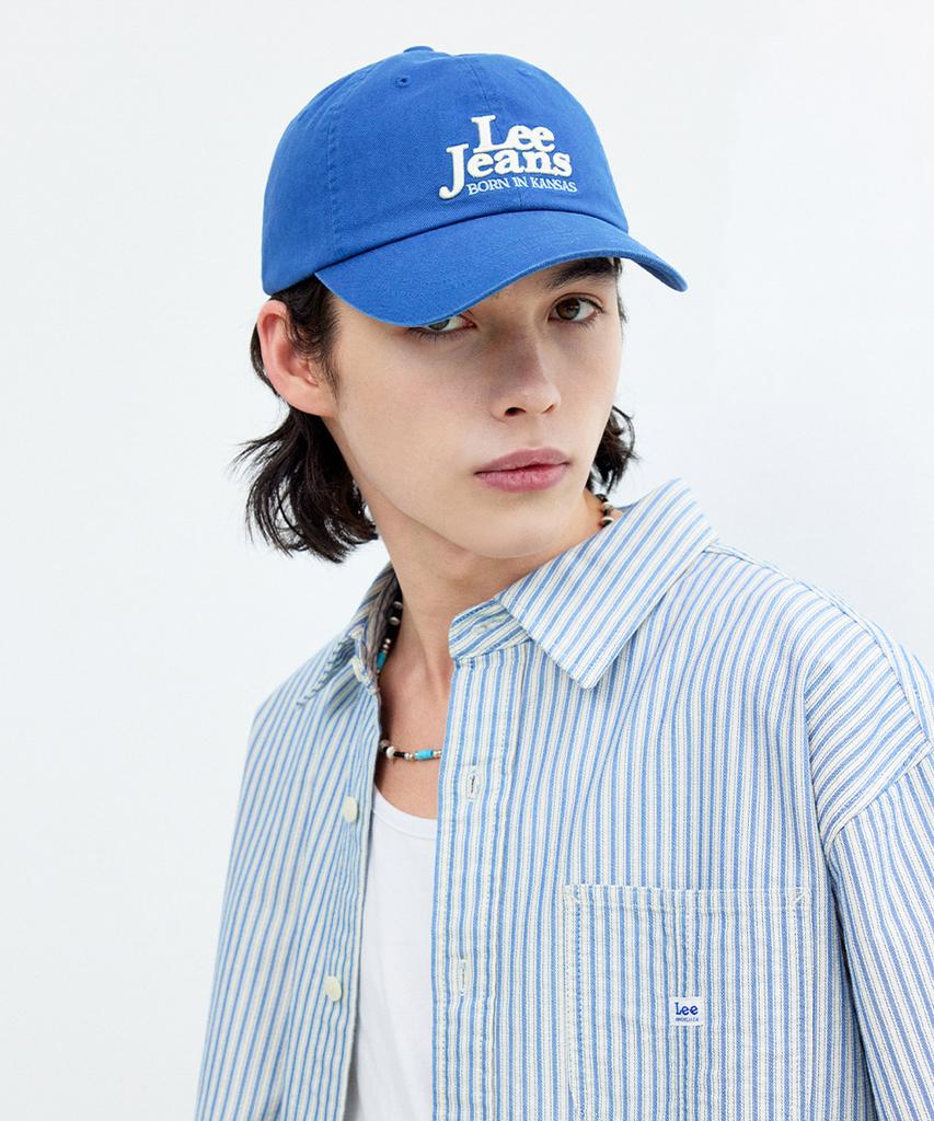 LEE Rijins Lettering Ball Cap Blue