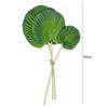 3PCS Green Artificial Palm Leaves Acesorries Water Chestnut Leaves Simulation Leaf Photo Props Heavenly Bird Leaf