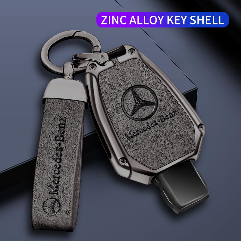 For Mercedes-Benz CLA SeCar Smart Remote Car Key Case Cover For Mercedes Benz A B C E G Class C200 C300 E350 W205 E260L GLK A45 AMG BGA GLA GLC keycha