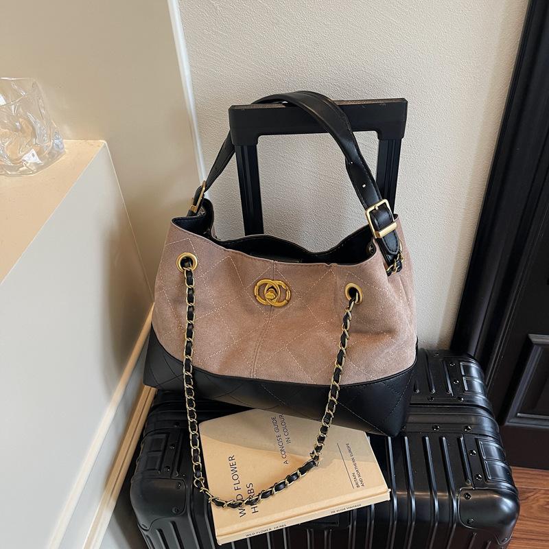 Geantă tote pentru femei de mare capacitate, geantă nouă cu lanț, geantă retro de sub braț