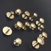 10pcs Craft Belt Wallet Solid Brass Leather Nail Rivets Chicago Screws