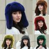 Womens Faux Fur Trapper Hat Winter Warm Windproof Ear Protection Beanie Outdoor Ski Cap Gray Navy Khaki