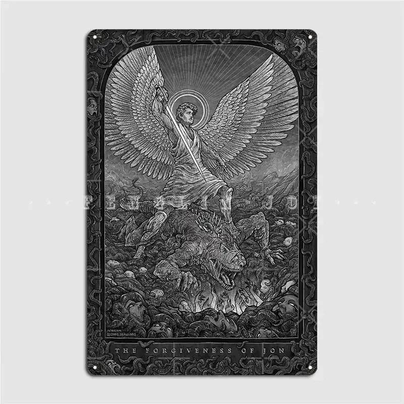 DORA Tin Sign The Forgiveness Of Jon Poster Metal Plaque Wall Cave Cinema Personalized Mural Painting Tin Sign Posters 20x30cm(7.8x11.8inch)