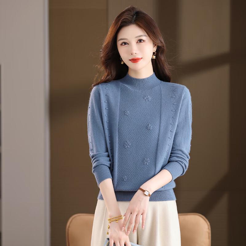 

Women s Half-Turtleneck Warm Knit Sweater XL