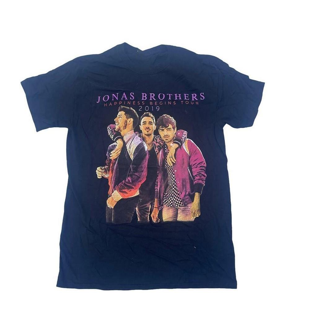

Jonas Brothers Happiness Begins 2019 Concert Shirt Black Unisex S5XL Unisex T-Shirt XL