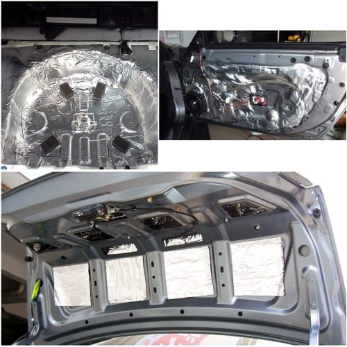 5mm Thick Car Insulation Sheet, 500x50cm, Soundproofing Mat, Aluminum Foil Foam, Silver, Heat Reflective, Sound Absorbing, Engine Insulation, 5mm Thic