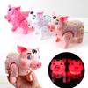 Electric Leash Pig Toys Luminous Music Lantern Walkable Cartoon Pig For Children Birthday Holiday