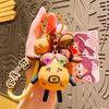 Family Cute Potato Keychain Charming Pvc Zinc Alloy Cartoon Gift Couples For