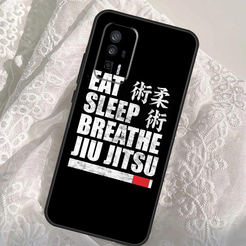 BJJ Brazilian Jiu Jitsu Art Case For Xiaomi 13T 14T Pro 12T 11T 13 14 Ultra POCO X6 Pro M6 X3 X5 M5s F3 F5 F6 Cover