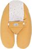 Coussin de maternité 3-en-1 - TINEO - MULTIRELAX - Tissu éponge - Jaune / Pois