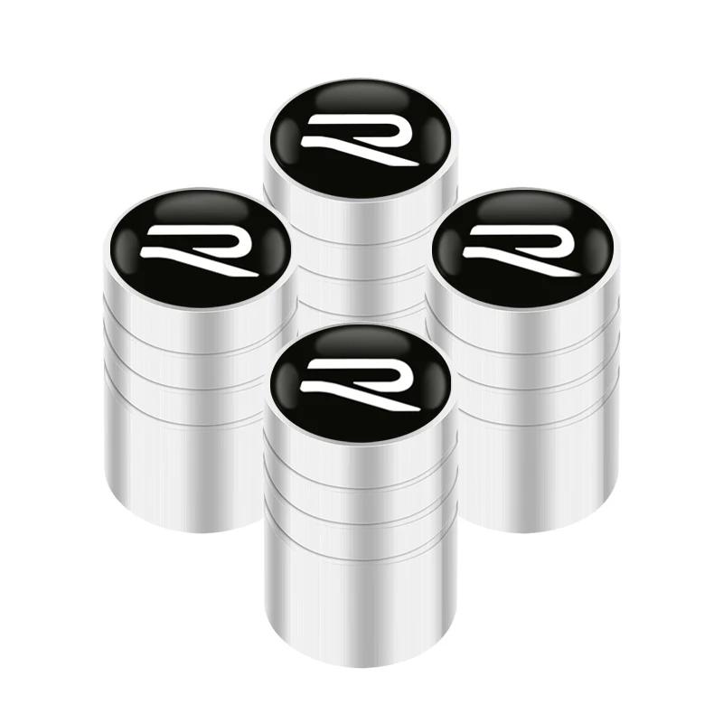 Per VW Nuovo 4pz Tappo Emblema Auto Nuovo Logo R Custodia Per VW Volkswagen Golf 8 MK8 Accessori
