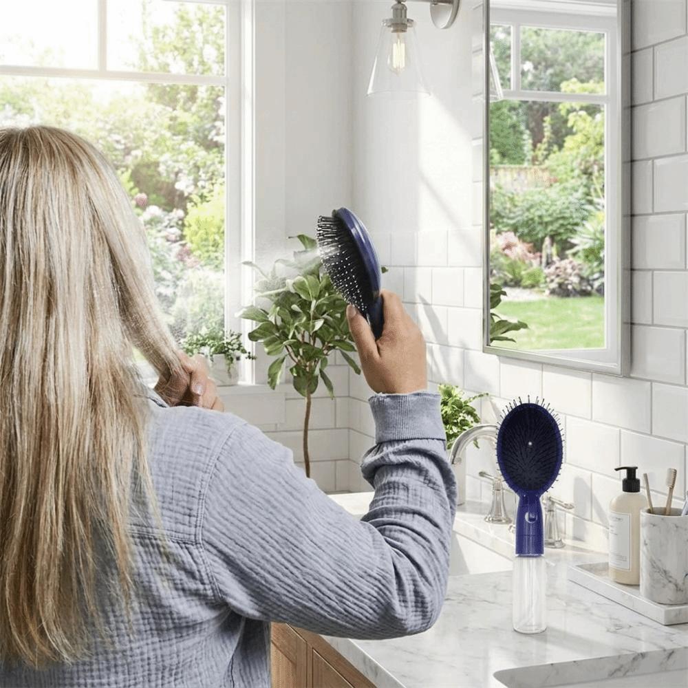 Portable Spray Air Cushion Comb 2-in-1 Salon Styling Brush 2-In-1 Misting Hair Brush Salon Use
