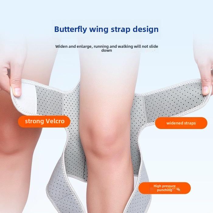 Knee Booster Patellar Protection Sports Pad: Adjustable Squat Compression Support