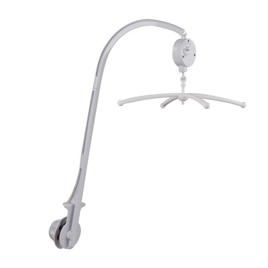 DIY Baby Crib Bed Bell Holder Toy Arm Bracket Wind-up Music Box Hanging Stand
