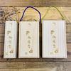 Senito Shuin Miyashi røkelse paulownia boks etui for 3 varer M størrelse (røkelsespinner, stearinlys, lightere)