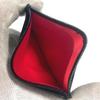 Christian Louboutin 3225316 M KIOS logo Pass Case Card Case Leather Black Unused