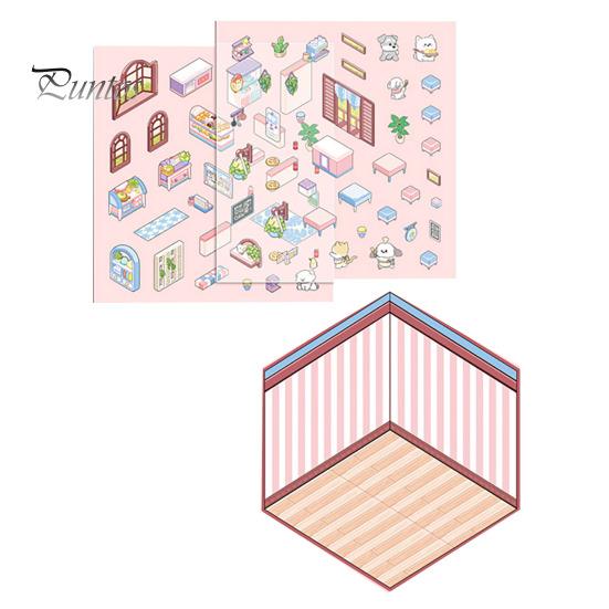 

Проект «Сделай сам» 3D-наклейки для дома для взрослых и детей, забавные наклейки для мультфильмов, наклейки для снятия стресса, миниатюрные наклейки для сцен A