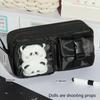 Japanischer Ins-Stil Ita Bag Federmäppchen Niedliche Süßigkeiten-Tasche zur Abzeichen-Ausstellung, Tragbare Kawaii Kosmetiktasche Schreibwaren-Organizer