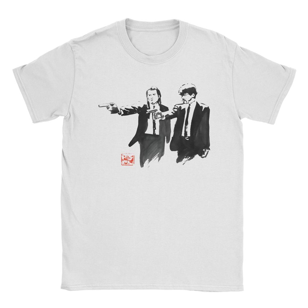 Pulp Fiction TShirt Summer 100 Cotton T Shirts For Unisexs Fashion Casual Tee Shirt Short Sleeve Vintage Tops
