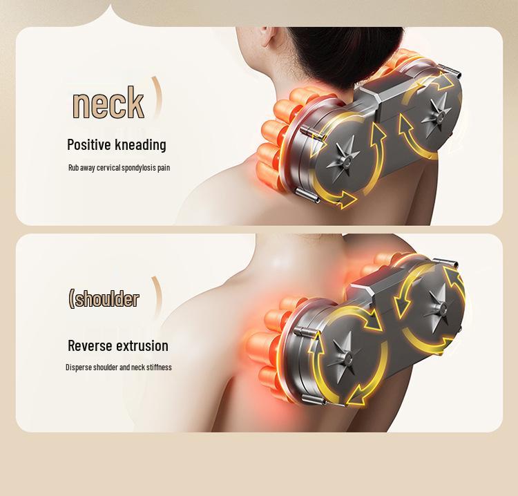 All-Body Multi-Function Electric Massage Mat: Neck, Shoulder, Back, Waist, and Cervical Spine Hot Compress Recliner