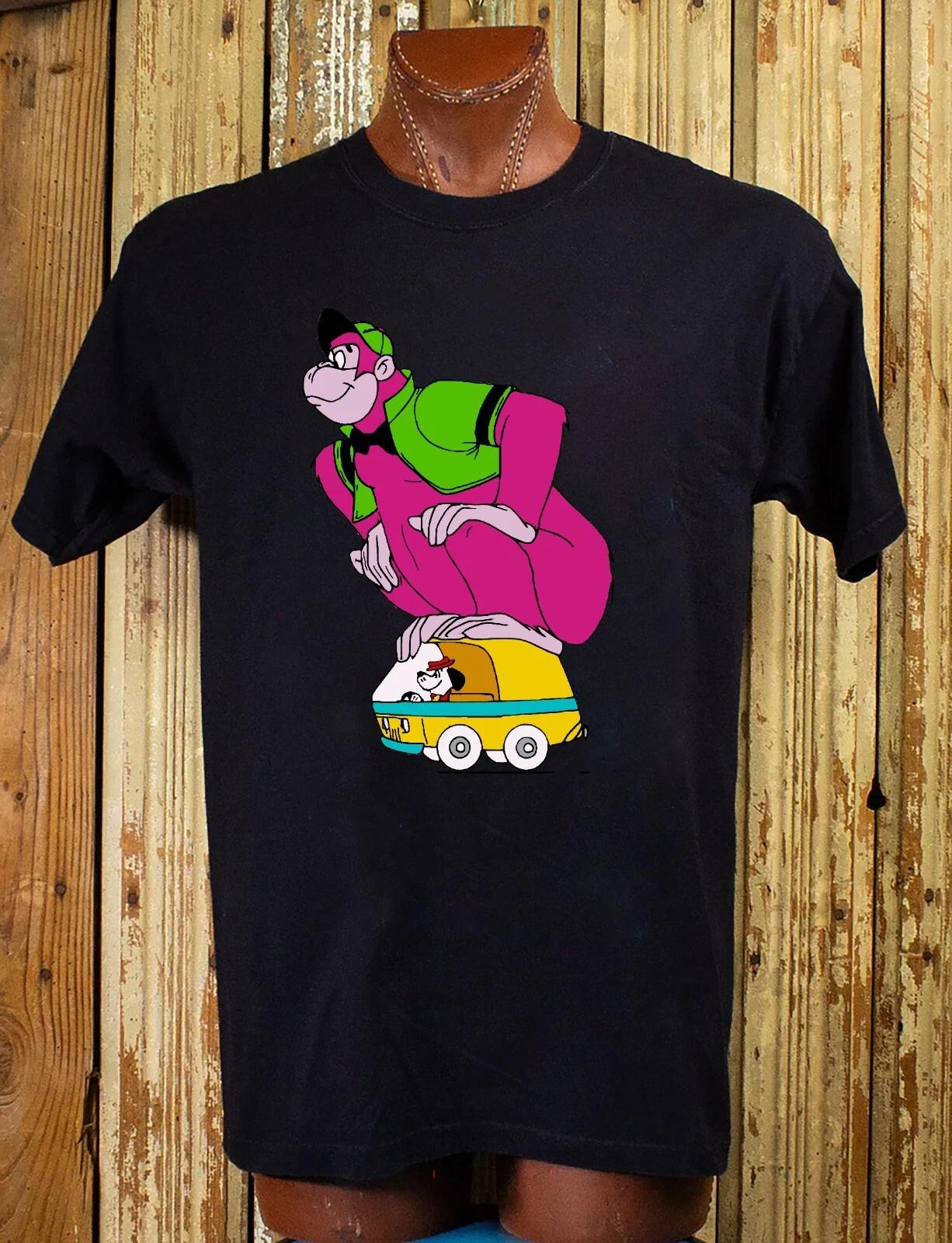 Great Grape Ape Retro Cartoon TV Cotton T -Shirt XL S