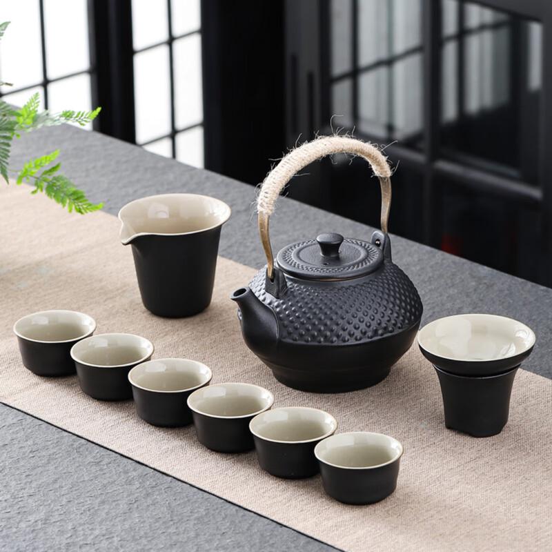 Zhi Shi Kung Fu Tea Set with Beam Handle Pot