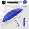 Automatic 60-Rib Folding Umbrella with UV Sun Protection