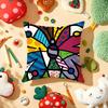 Cushion Cover Plush Fabric Soft DoubleSided Printed Sofa Warm Winter Home Gift Pillow Cover BBritto Art Design