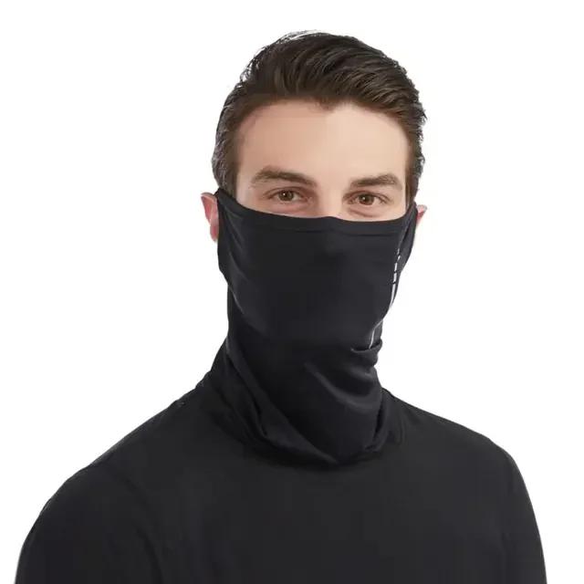 1PCS Outdoor Cycling Breathable Lce Silk Bandana Face Balaclava Scarf Elastic Hanging Ear Cycling Balaclava Cool Face Scarf