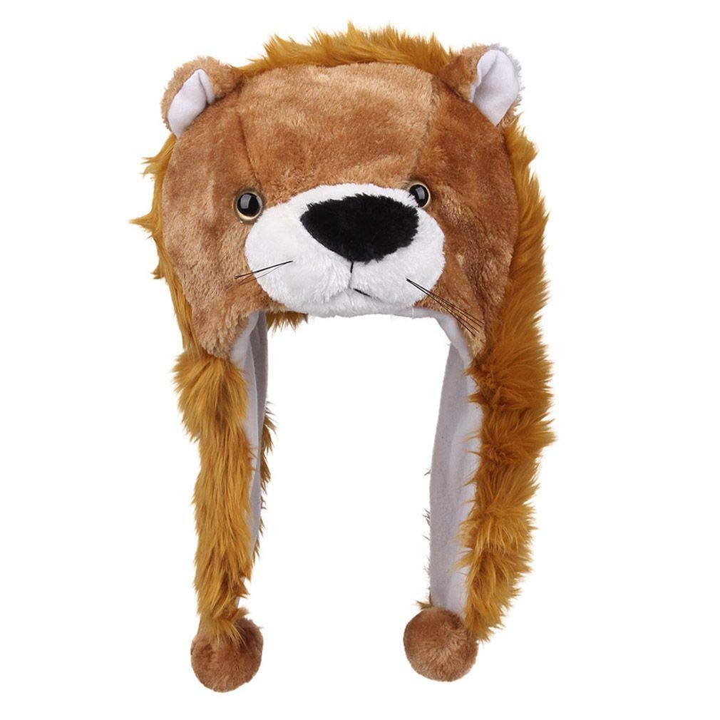 Xiang Ru Animal Christmas Cosplay Costume for Year of the Year of the Year of the Year of the Plush Animal Cold Brown Hat, Ox, Tiger, Panda, Rabbit,