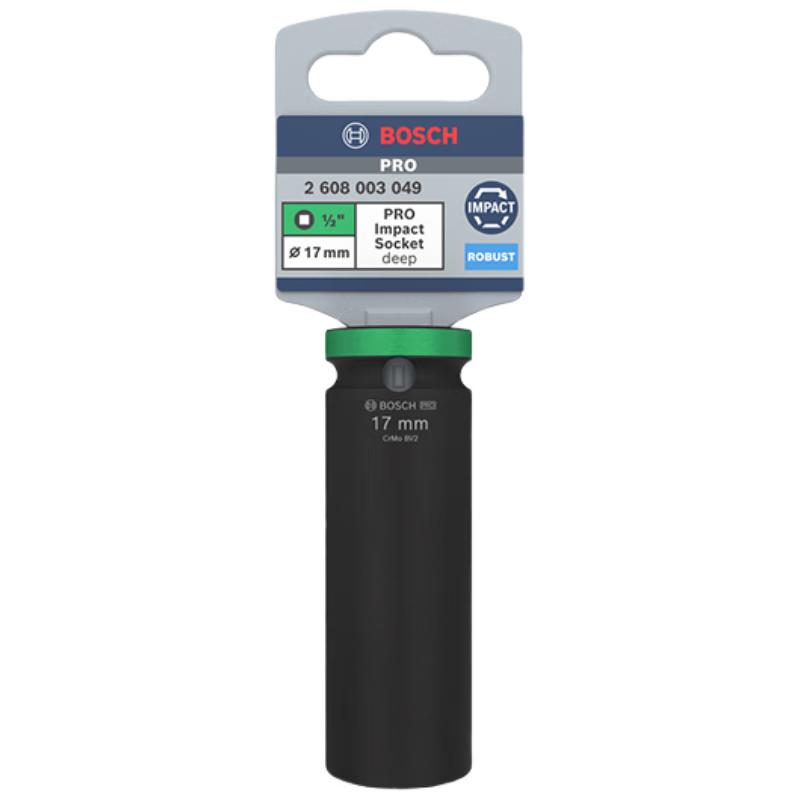 Bosch Professional Impact Socket, Chrome Vanadium Steel
