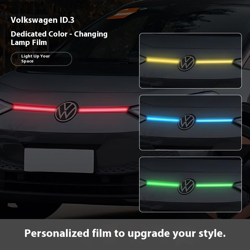 2026 Hot For Volkswagen VW Custom Tint Film for Volkswagen ID3 Headlights & Daytime Running Lights, DRL Color Change Vinyl Wrap,