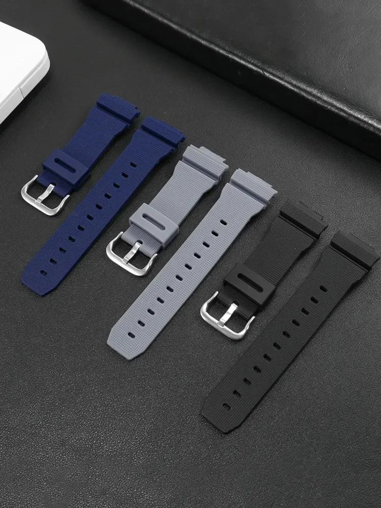 Armband für Casio G-SHOCK GM-2100 GA-2100 GWM-5610 DW-5600 6900 Serie Herren Modifiziertes Silikonkautschuk Harz Uhrenarmband Armband 16mm