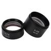 2Pcs Objective Lens Set 0.7X 0.5X Aluminum Alloy Lightweight Microscope Auxiliary Objective Lens