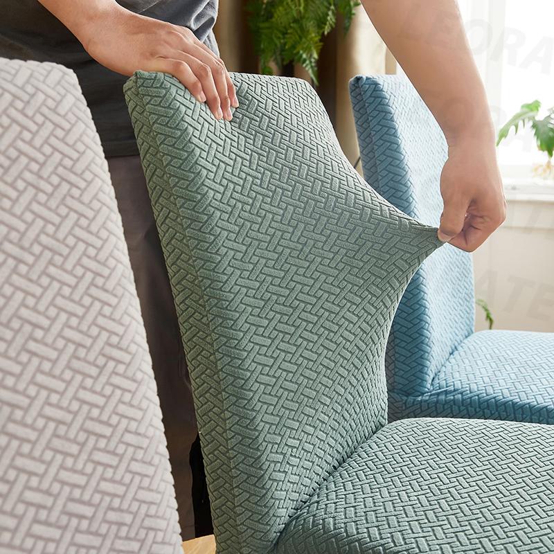 Elastic Solid Color Chair Cover Home Spandex Stretch Slipcovers Chair Seat Covers For Kitchen Dining Room Wedding Banquet Home