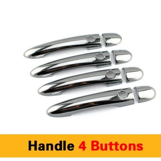 For Renault Koleos Luxurious Chrome Door Handle Covers 2007-2015 Accessories Trim Set of 4Pcs Car Styling 2009 2010 2013 2014
