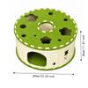 Semi Closed Cat Tunnel Bed Detachable Donut Cat Nest Pet Cave Felt Cat Tunnel  All Season