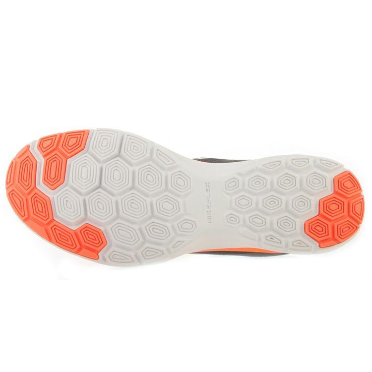 Nike Flex Trainer 6 Comfortable Shock Absorption Slip Resistant Durable Lightweight Low Top Training Shoes Women sneaker Gray Orange 831217-009