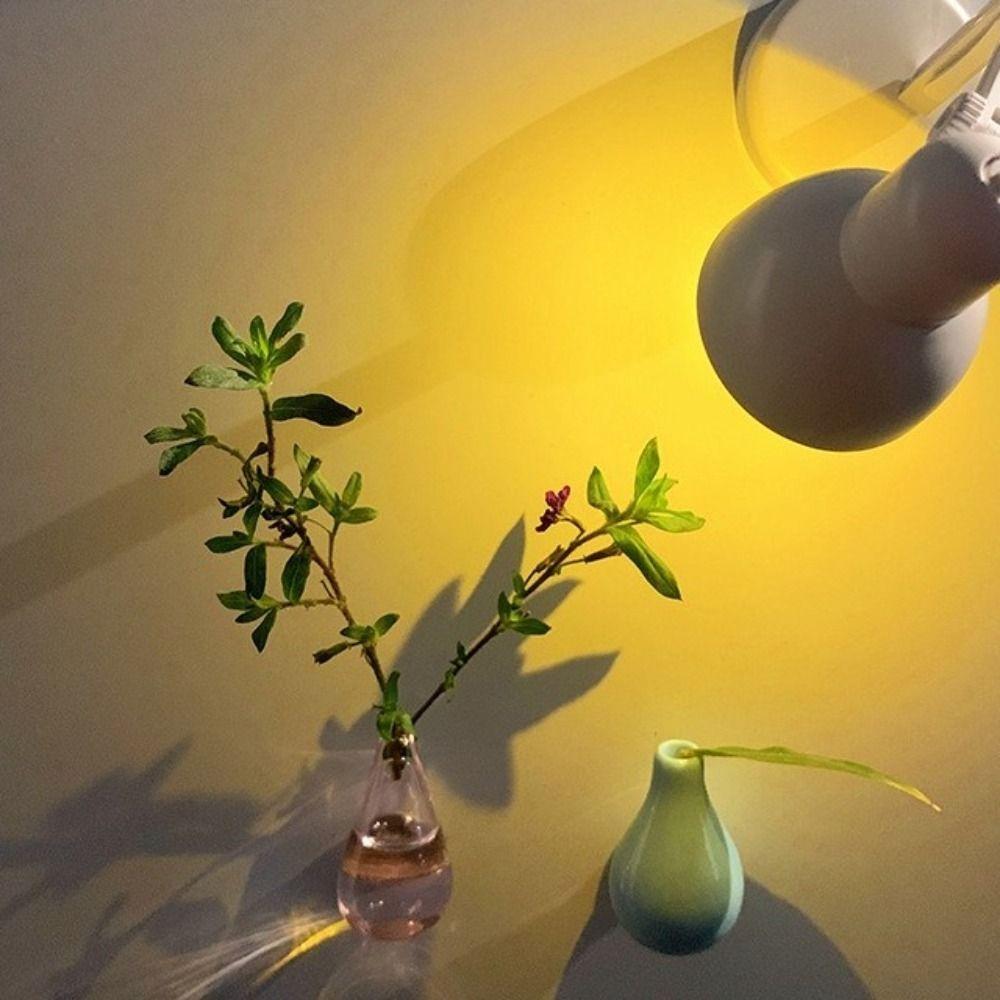 8Pcs Excluding Plants Vase Fridge Stickers Resin Mini Plant Vase Simulation Flower Vase  Gift