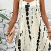 Women's Sling V-neck Summer Printed Strap Dress