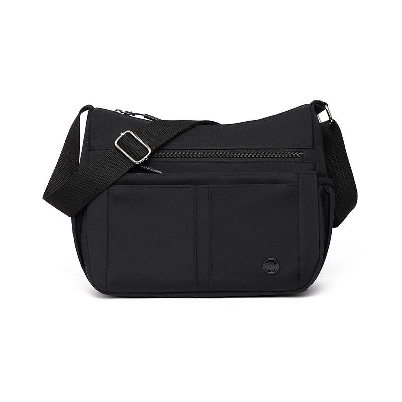 Solid Color Commuter Women's Bag Large Capacity Shoulder Crossbody Bag Multi-compartment Mobile Phone Bag