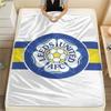 LUFC Logo Blanket, High Quality Comfortable for All Seasons, Home Decor, Warmth and Comfort