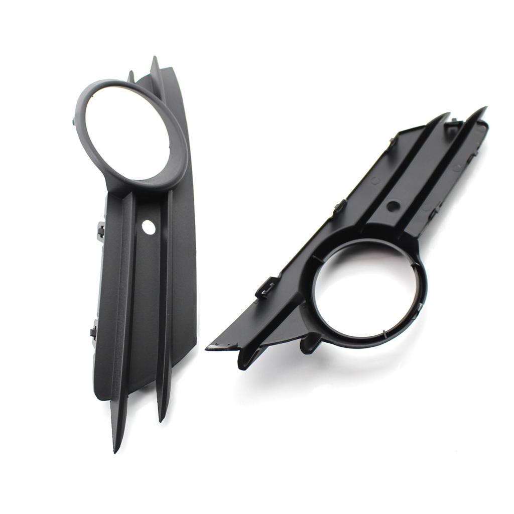 Left and Right Front Bumper Lower Grille Trim Fog Light Hole Pair Set Replacement for OPEL VAUXHALL CORSA D MK3 2006