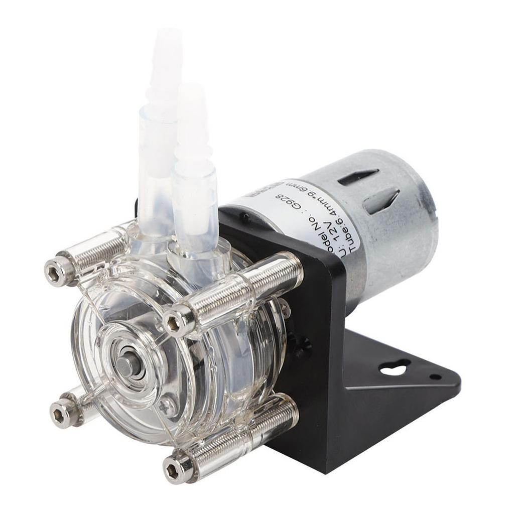 Peristaltic Pump High Quality Large Flow Corrosion Resistant with Transparent PC Head 500mL min 12V