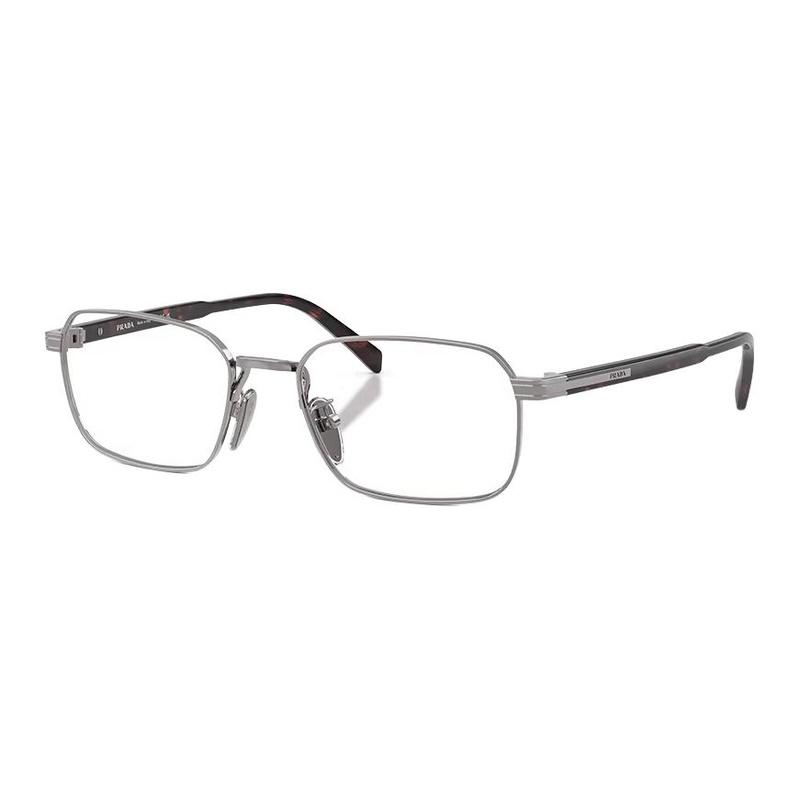Prada optical glasses Simple business design, plate 5AV1O1 gun gray tortoise shell width 55 55 basic packaging - glasses case + packaging box